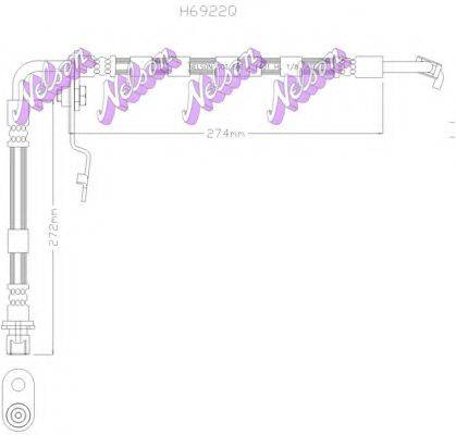 BROVEX-NELSON H6922Q Гальмівний шланг