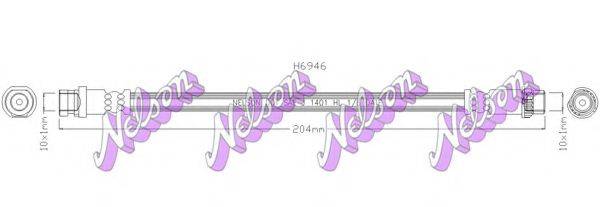 BROVEX-NELSON H6946 Гальмівний шланг