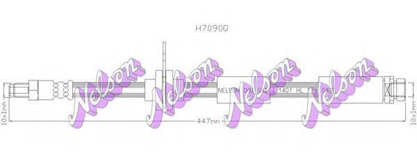 BROVEX-NELSON H7090Q Гальмівний шланг