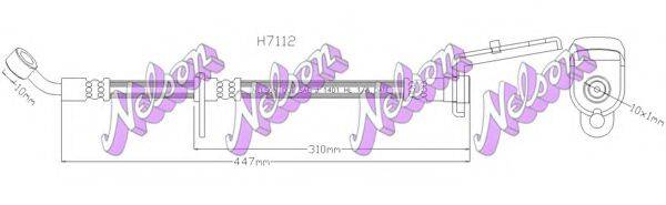 BROVEX-NELSON H7112Q Гальмівний шланг