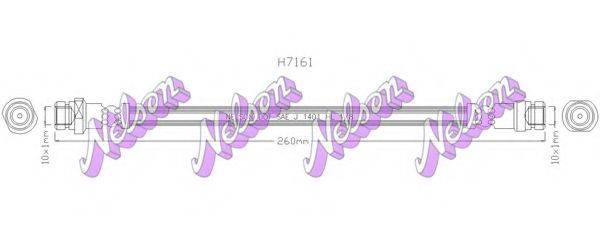 BROVEX-NELSON H7161 Гальмівний шланг