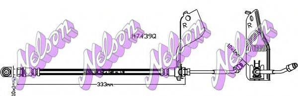 BROVEX-NELSON H7439Q Гальмівний шланг