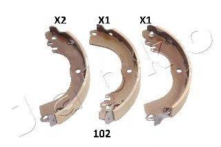 JAPKO 55102 Комплект гальмівних колодок