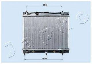 JAPKO RDA153011 Радіатор, охолодження двигуна