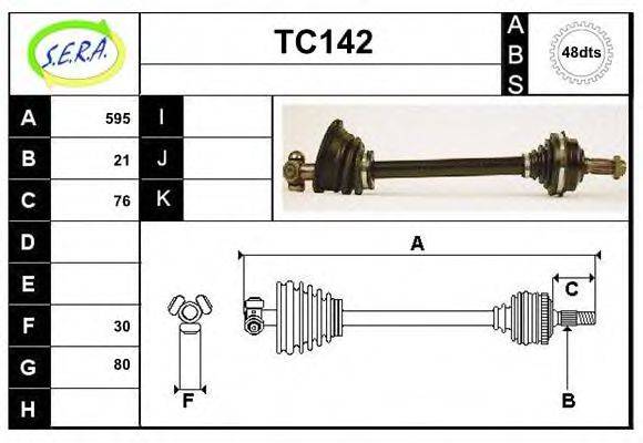 SERA TC142 Приводний вал