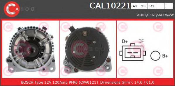 CASCO CAL10221AS Генератор