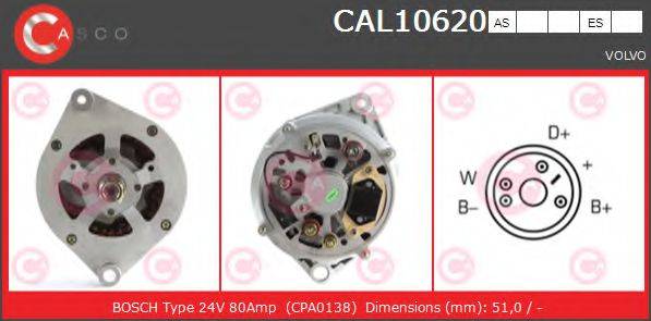 CASCO CAL10620AS Генератор