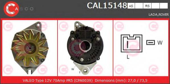 CASCO CAL15148AS Генератор