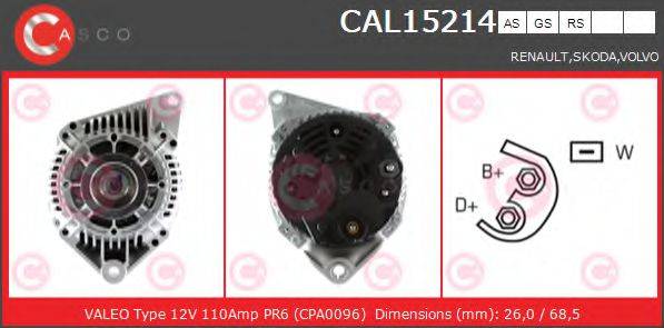 CASCO CAL15214AS Генератор