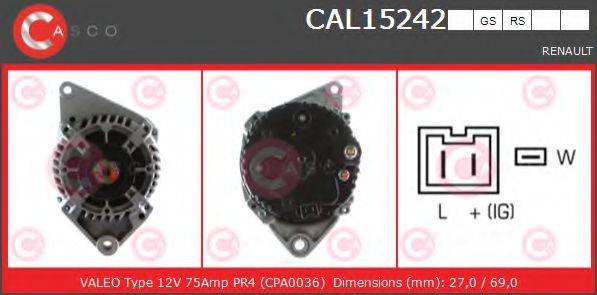 CASCO CAL15242GS Генератор