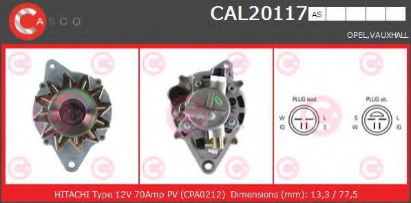 CASCO CAL20117AS Генератор