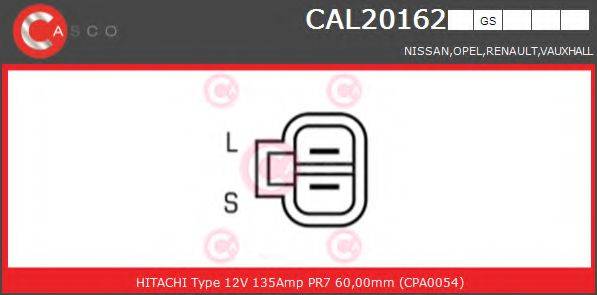 CASCO CAL20162GS Генератор