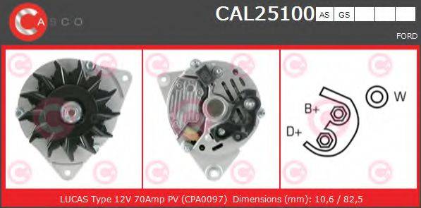 CASCO CAL25100AS Генератор