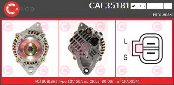 CASCO CAL35181AS Генератор