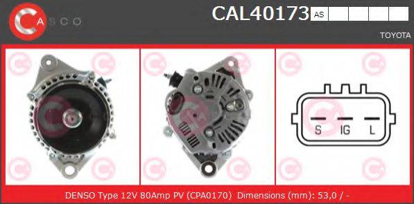 CASCO CAL40173AS Генератор