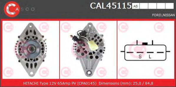 CASCO CAL45115AS Генератор