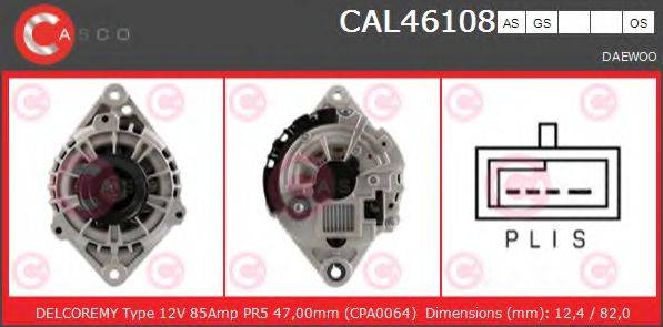 CASCO CAL46108AS Генератор