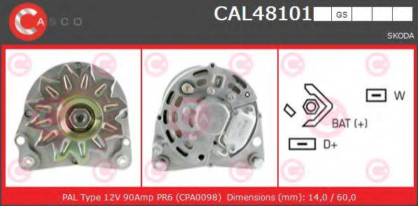 CASCO CAL48101GS Генератор