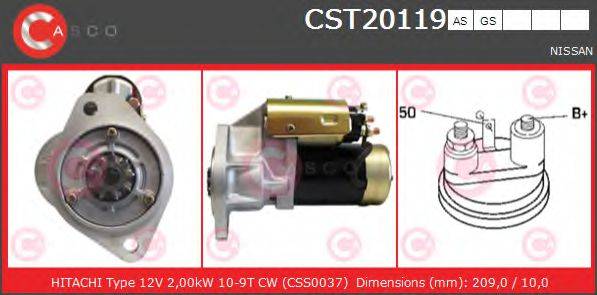 CASCO CST20119AS Стартер