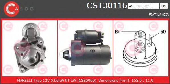 CASCO CST30116AS Стартер