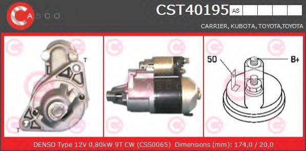 CASCO CST40195AS Стартер