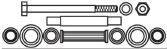 FRAP 2433 ремонтний комплект, важіль підвіски