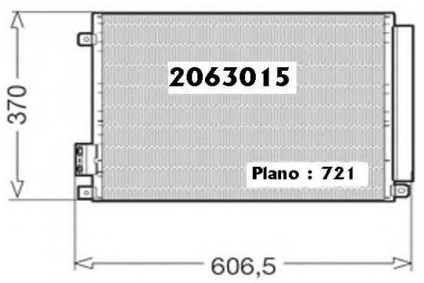 ORDONEZ 2063015 Конденсатор, кондиціонер