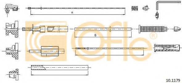 COFLE 101179 Тросик газу