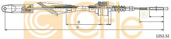 COFLE 125232 Трос, управління зчепленням