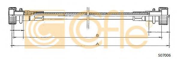 COFLE S07006 Трос спідометра