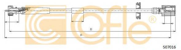 COFLE S07016 Трос спідометра