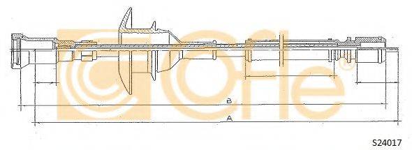 COFLE S24017 Трос спідометра
