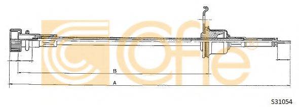COFLE S31054 Трос спідометра