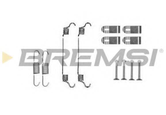 BREMSI SK0019 Комплектуючі, гальмівна колодка