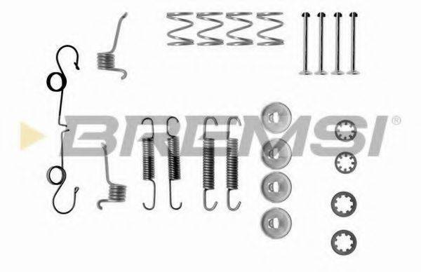 BREMSI SK0511 Комплектуючі, гальмівна колодка