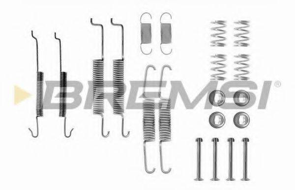 BREMSI SK0680 Комплектуючі, гальмівна колодка