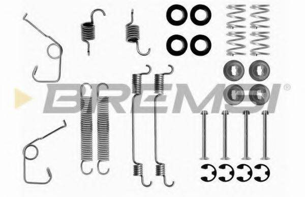 BREMSI SK0706 Комплектуючі, гальмівна колодка