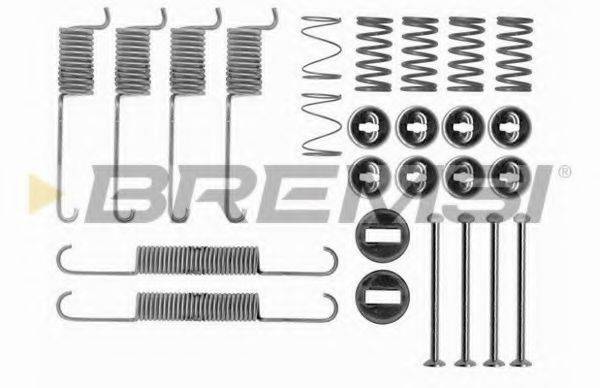 BREMSI SK0715 Комплектуючі, гальмівна колодка