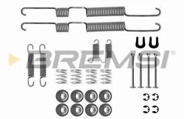 BREMSI SK0730 Комплектуючі, гальмівна колодка