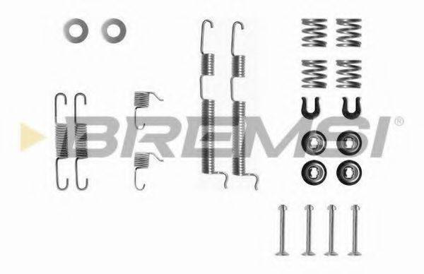 BREMSI SK0765 Комплектуючі, гальмівна колодка