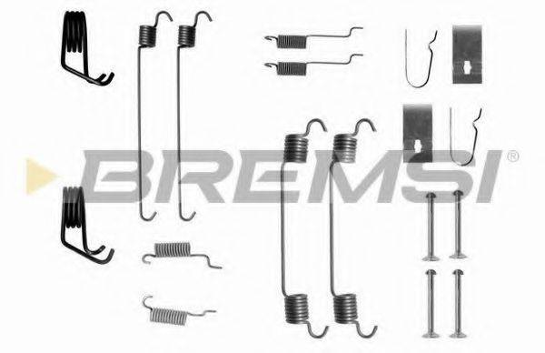 BREMSI SK0799 Комплектуючі, гальмівна колодка