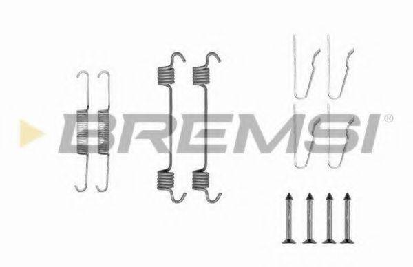 BREMSI SK0808 Комплектуючі, гальмівна колодка