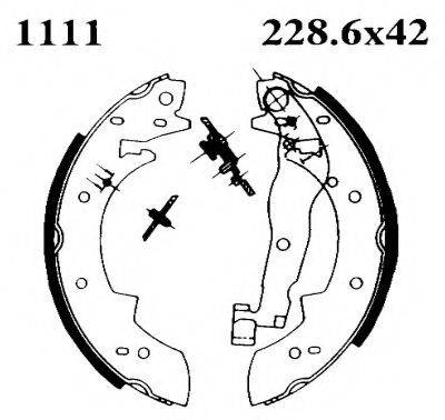 BSF 06025 Комплект гальмівних колодок