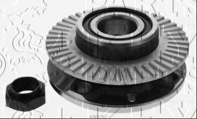 KEY PARTS KWB392 Комплект підшипника маточини колеса