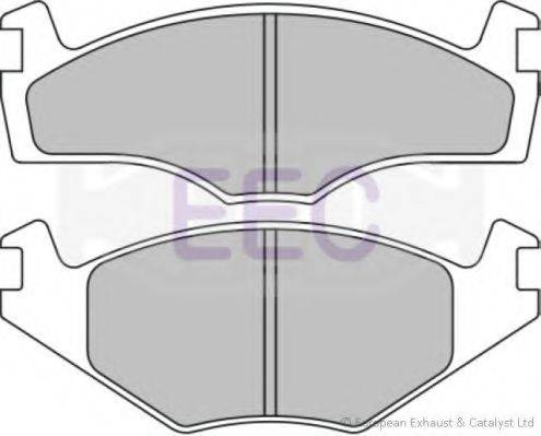 EEC BRP0435 Комплект гальмівних колодок, дискове гальмо