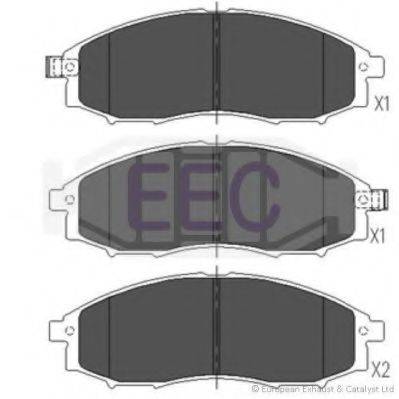 EEC BRP1429 Комплект гальмівних колодок, дискове гальмо