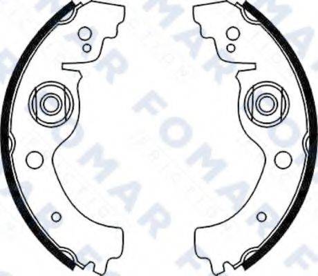 FOMAR FRICTION FO9003 Комплект гальмівних колодок