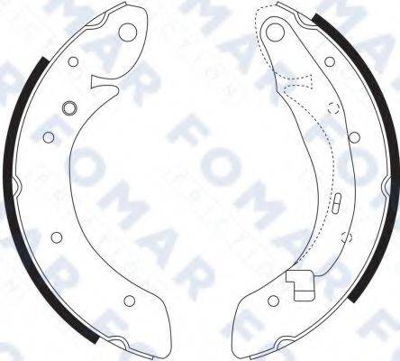 FOMAR FRICTION FO9068 Комплект гальмівних колодок