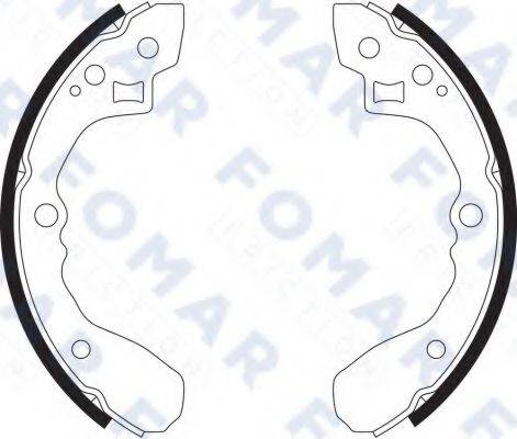 FOMAR FRICTION FO9091 Комплект гальмівних колодок