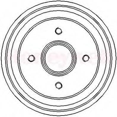 BENDIX 329107B Гальмівний барабан